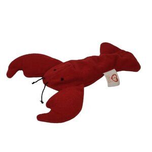 Vintage McDonalds Ty Teenie Beanie Babies Pinchers the Lobster Red 1993 6 inch